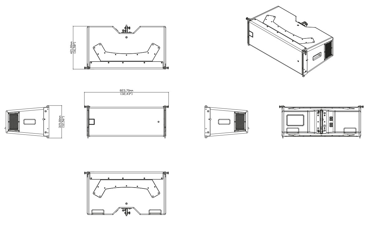 Martin AudioWPC Tech Drawing